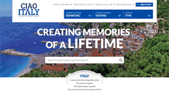 Desktop Screenshot of ciaoitalytours.com