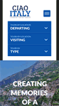 Mobile Screenshot of ciaoitalytours.com